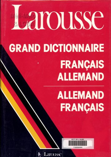 Grand dictionnaire français allemand [et allemand-français Books