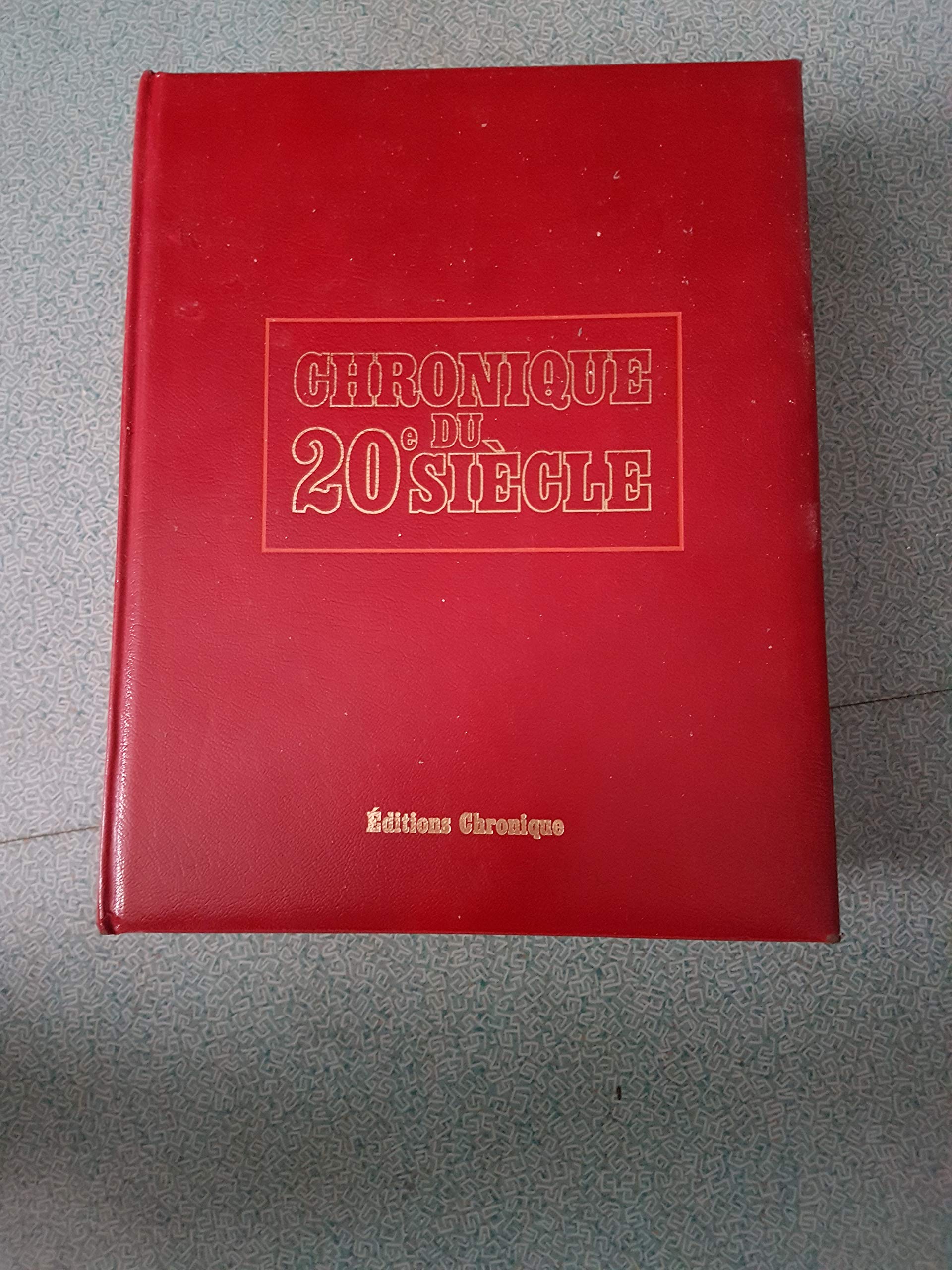 Chronique du 20e siecle Books