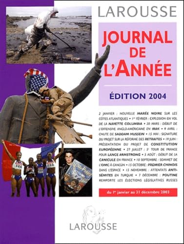 Journal de l'année 2003 : Du 1er janvier au 31 décembre 2003 book