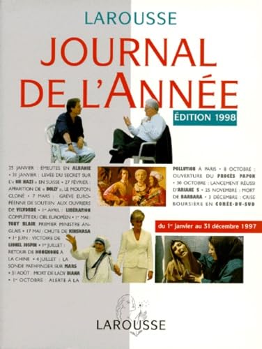 Journal De L'Annee. Du 1er Janvier Au 31 Decembre 1997, Edition 1998 book