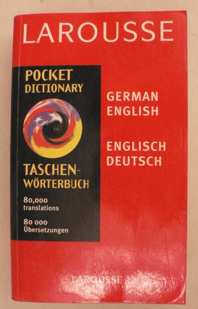Larousse Pocket German/English-English/German Dictionary Foreign Languages ​​& Dictionaries