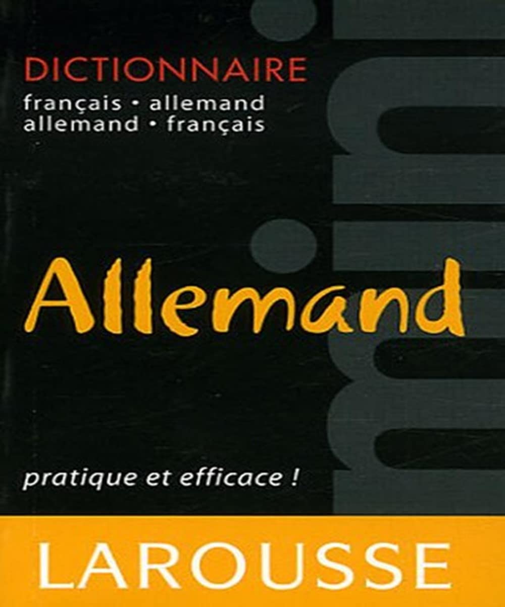Mini dictionnaire français-allemand et allemand-français Books