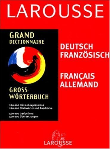 Grand dictionnaire : Allemand/français, français/allemand Books