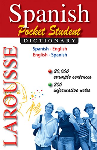 Larousse Pocket Student Dictionary: Spanish-English / English-Spanish book