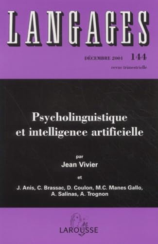 Langages N° 144 Décembre 2001 : Psycholinguistique et intelligence artificielle book