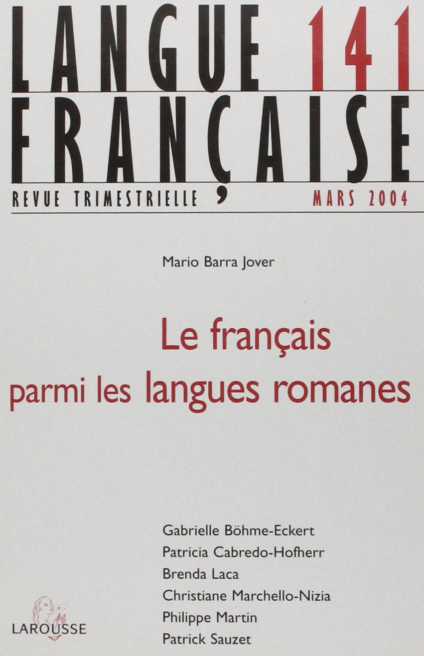 Revue langue française nø141 1/2004 Books