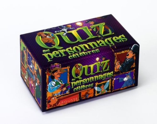 Quiz des personnages célèbres book