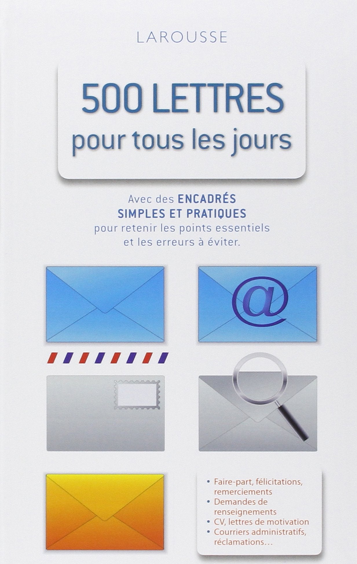 500 lettres pour tous les jours Books