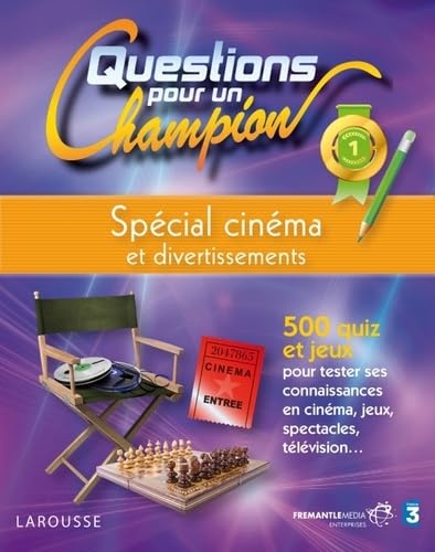 Spécial cinéma et divertissements: Questions pour un champion book