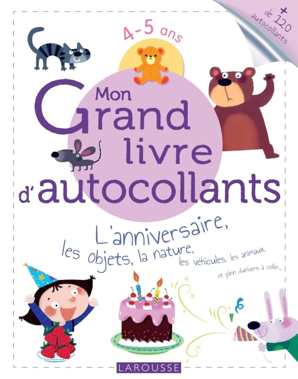 Mon Grand livre d'autocollants - L'anniversaire, les objets, la nature...: L'anniversaire, les objets, la nature, les véhicules, les animaux, et plein d'univers à coller... Tiptoi & Games