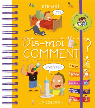 Product Image: Dis-moi : comment ?
