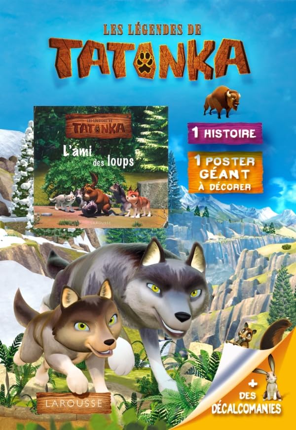 L'ami des loups: 1 histoire et 1 poster géant à décorer Books