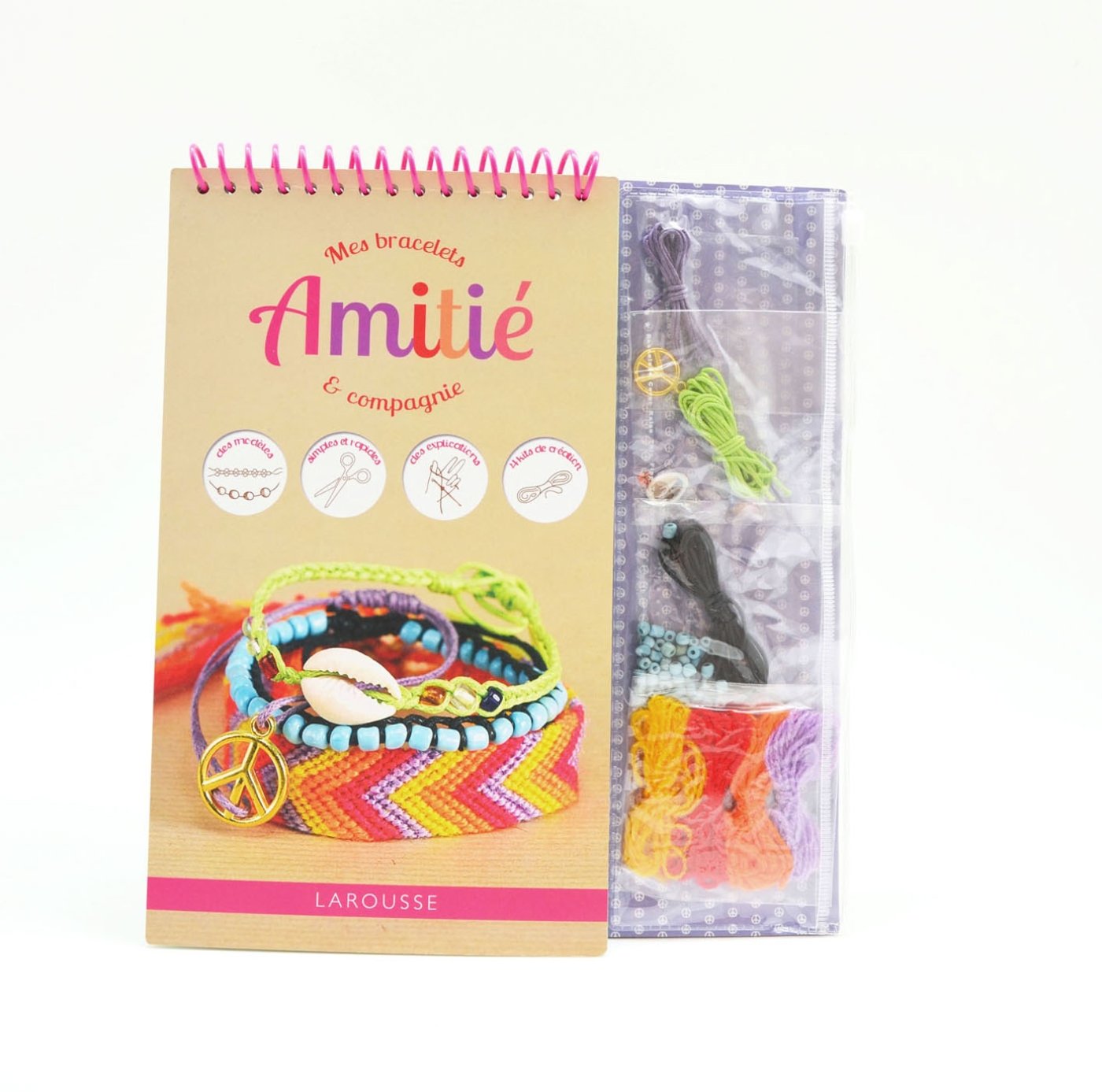 Mes bracelets d'amitié et compagnie: Avec le matériel Books