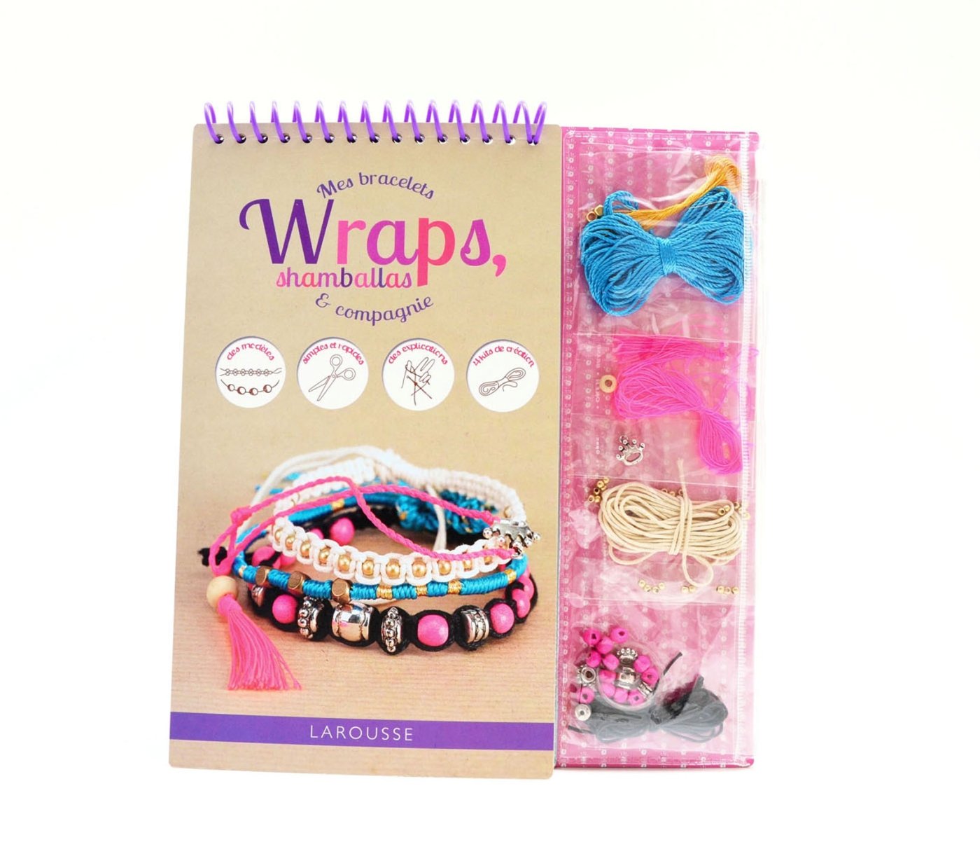 Mes bracelets wraps, shamballas et compagnie: Avec le matériel book