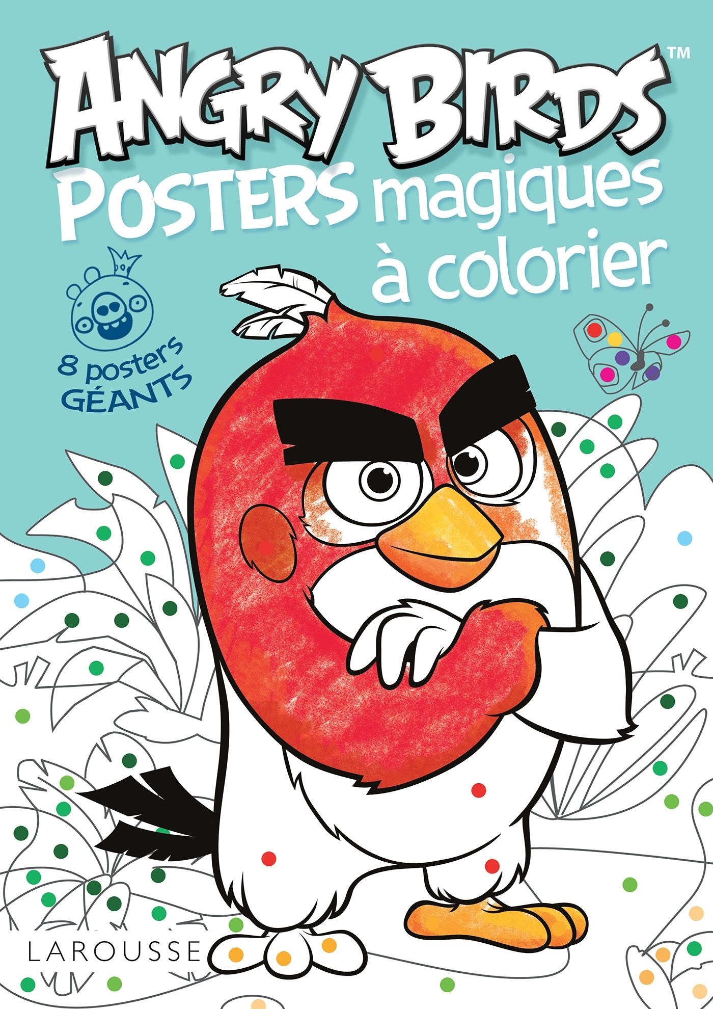 Posters magiques à colorier Angry Birds book