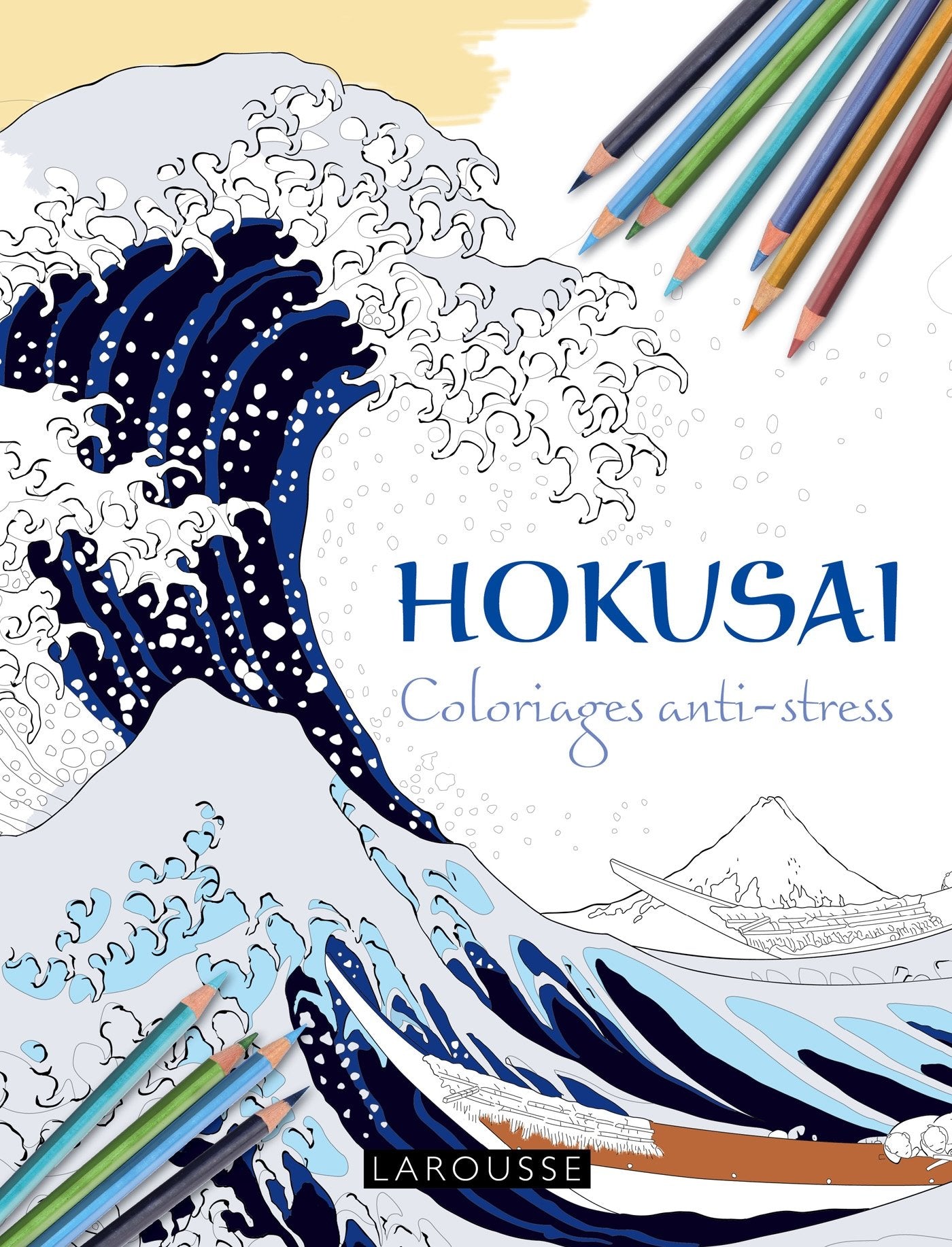 Hokusai Coloriages anti-stress Leisure, Home & Garden