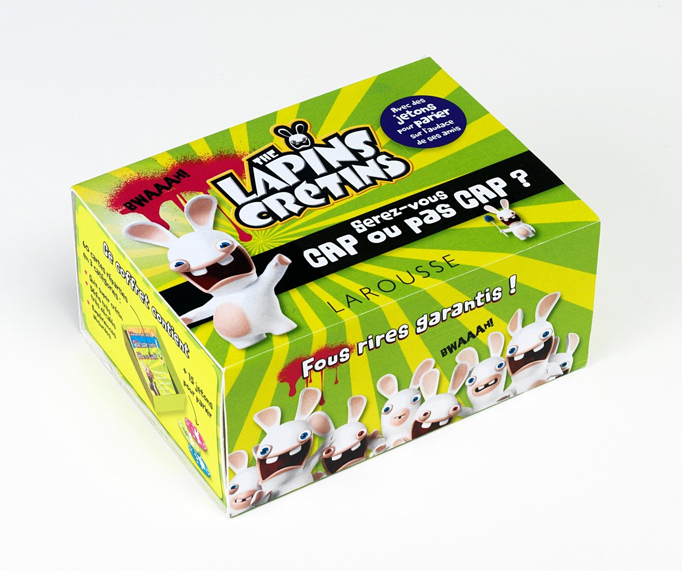 The Lapins crétins, serez-vous cap ou pas cap ?: Avec 60 cartes et 15 jetons Leisure, Home & Garden