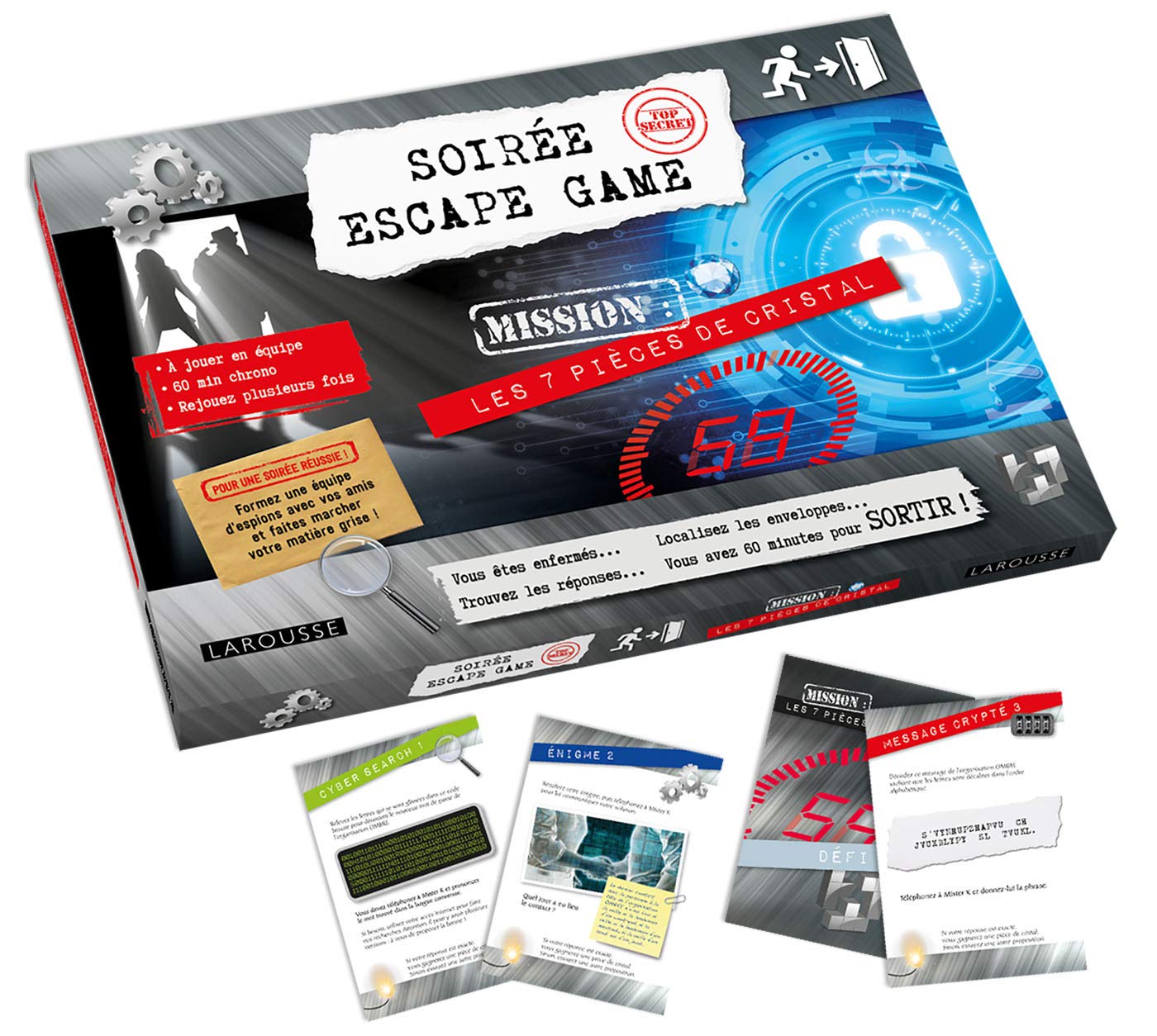 Soirée escape game: Mission : les 7 pièces de cristal book