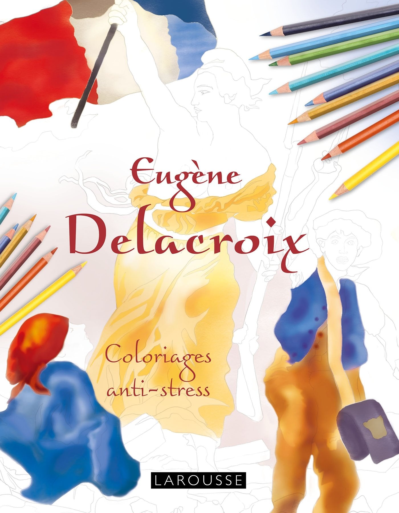 Coloriages Eugène Delacroix: Coloriages anti-stress Leisure, Home & Garden