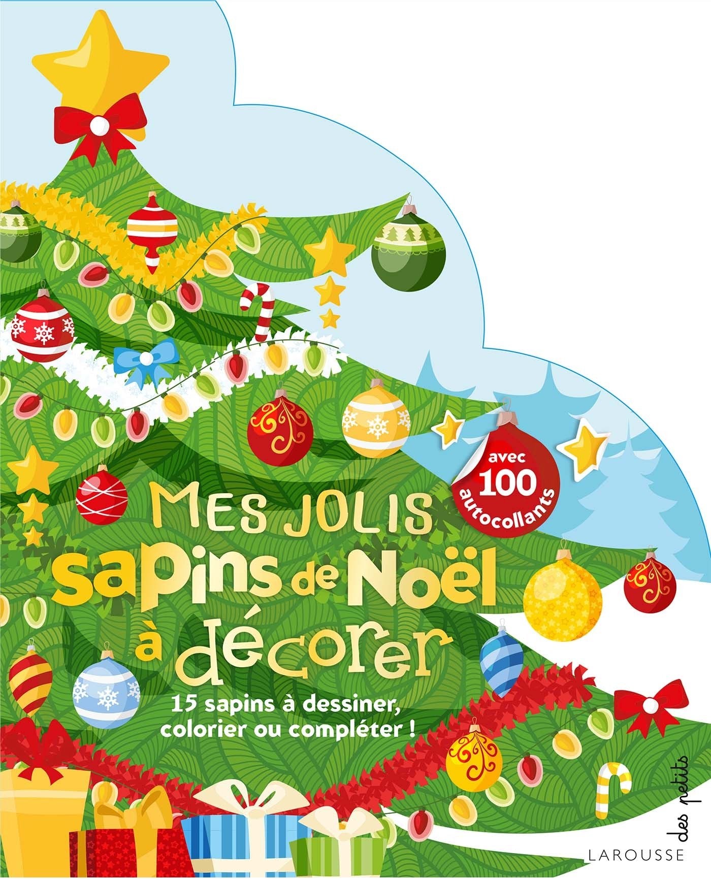 Mes jolis sapins de Noël à décorer: Avec 100 autocollants Tiptoi & Games