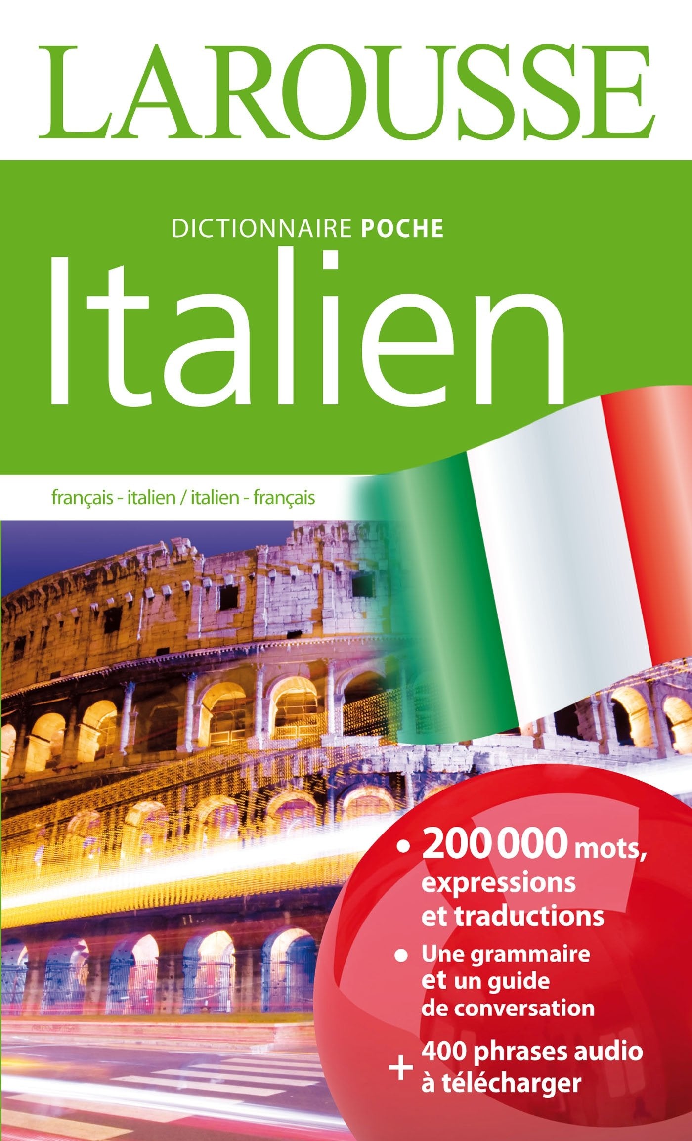 Dictionnaire Larousse poche Italien book