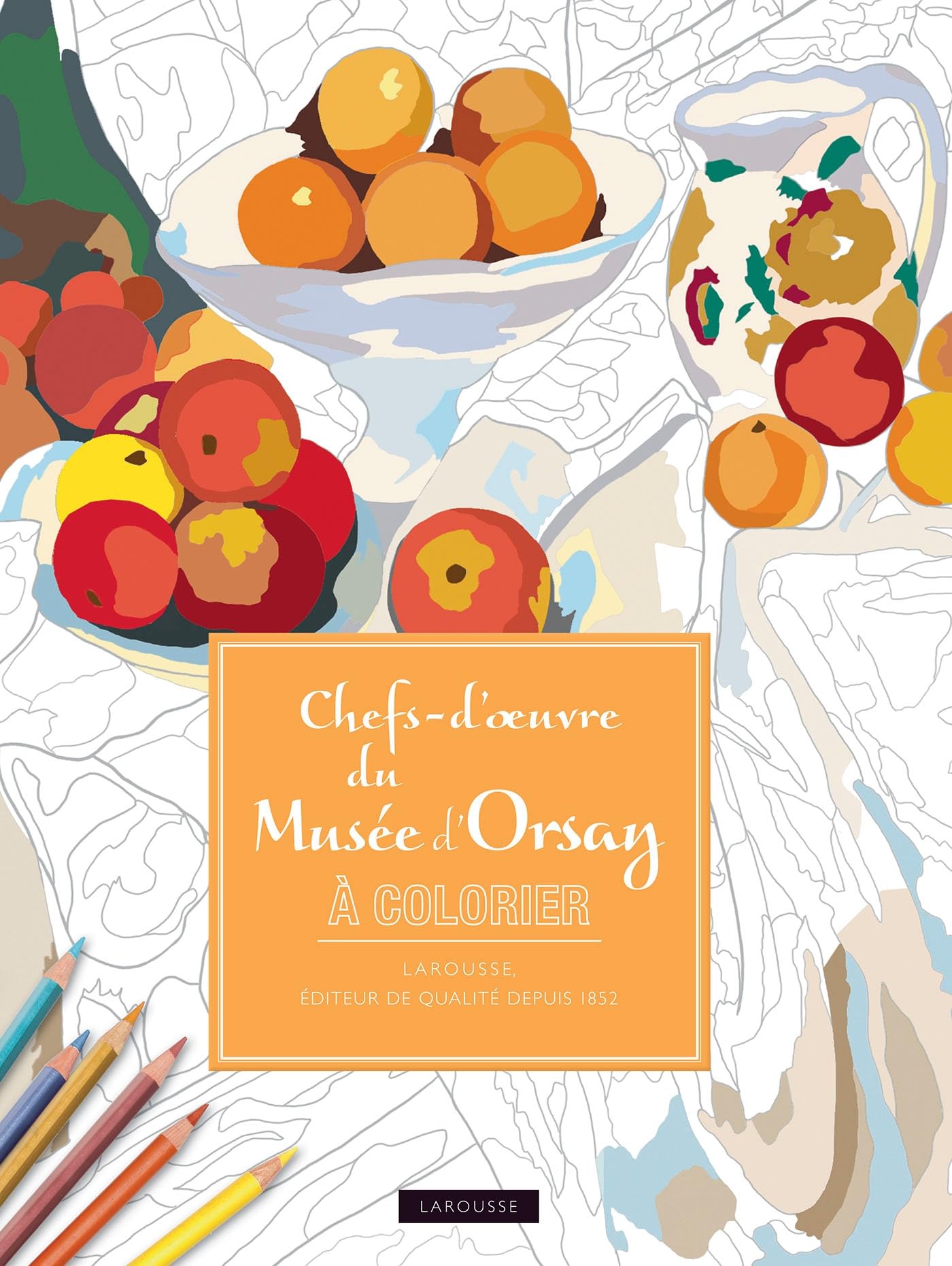 Chefs d'oeuvres du musée d'Orsay coloriages anti-stress Leisure, Home & Garden