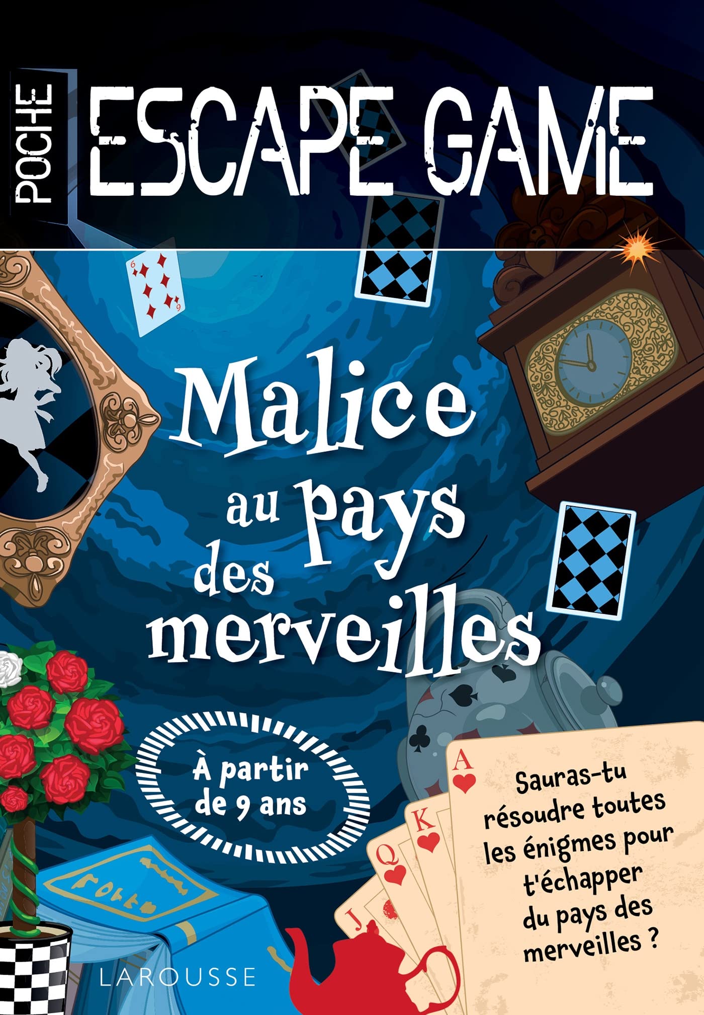 Escape game de poche junior : Malice au pays des Merveilles book