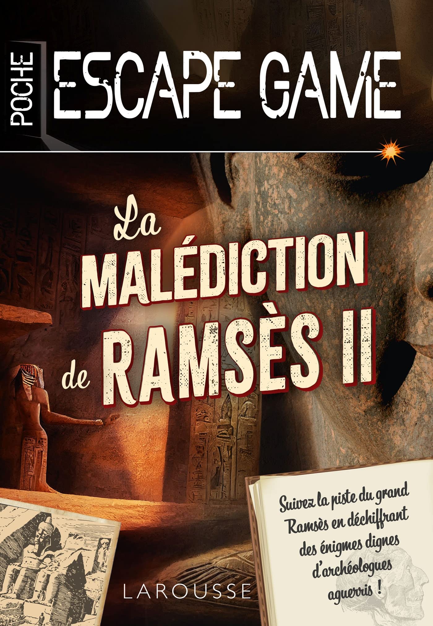 Escape game de poche La malédiction de Ramsès II book