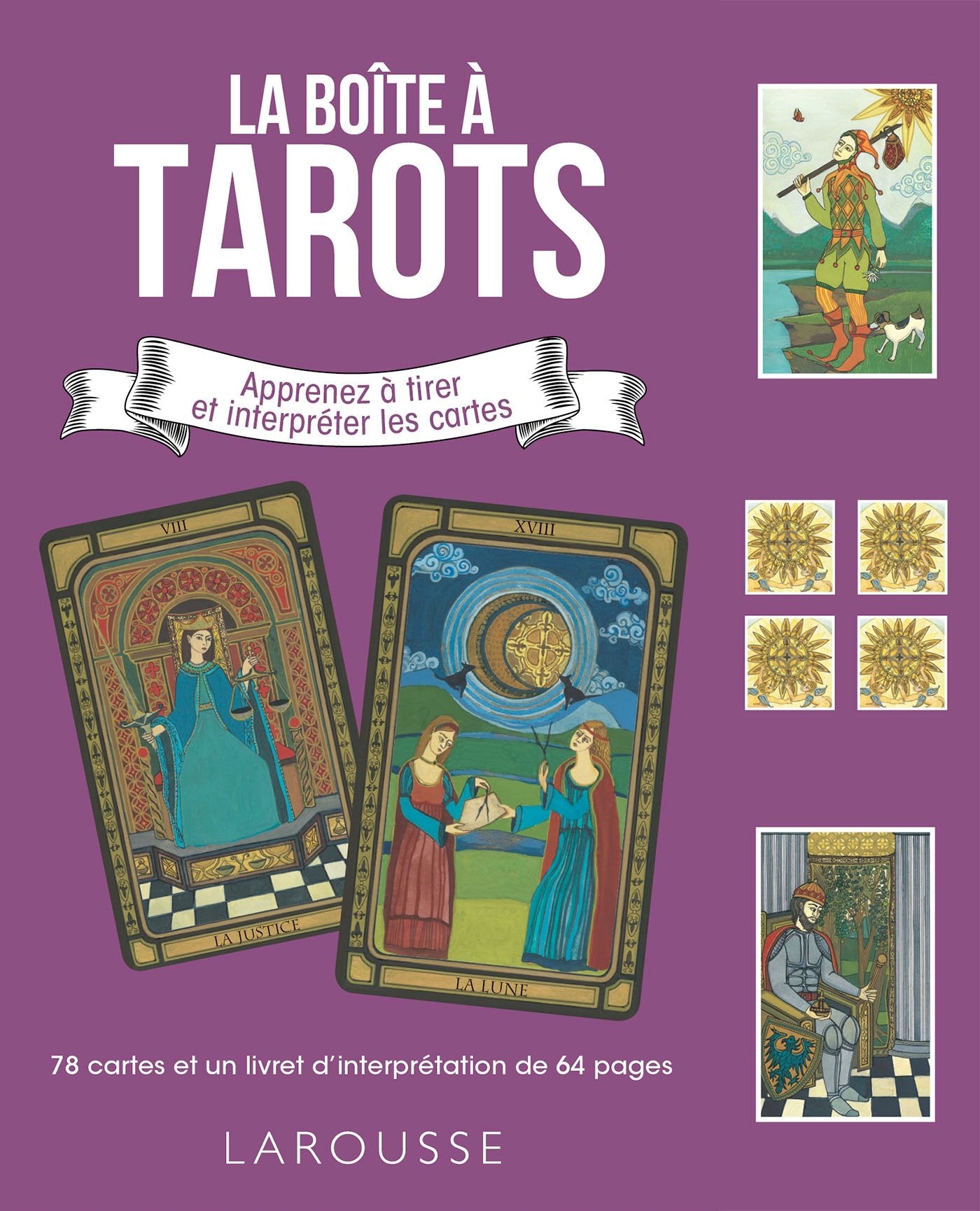 LA BOITE A TAROTS: Apprenez à tirer et interpréter les cartes. Avec un jeu de Tarot de 78 cartes Leisure, Home & Garden