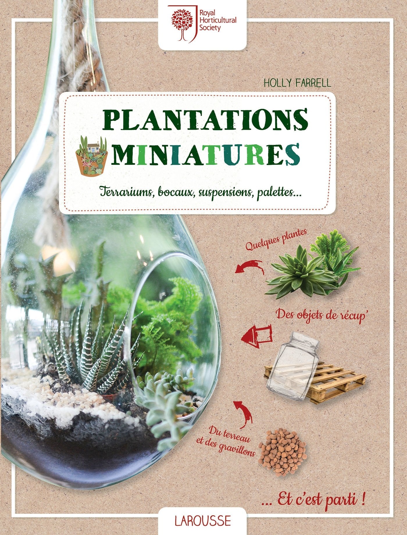 Plantations miniatures: Terrariums, bocaux, suspensions, palettes... book
