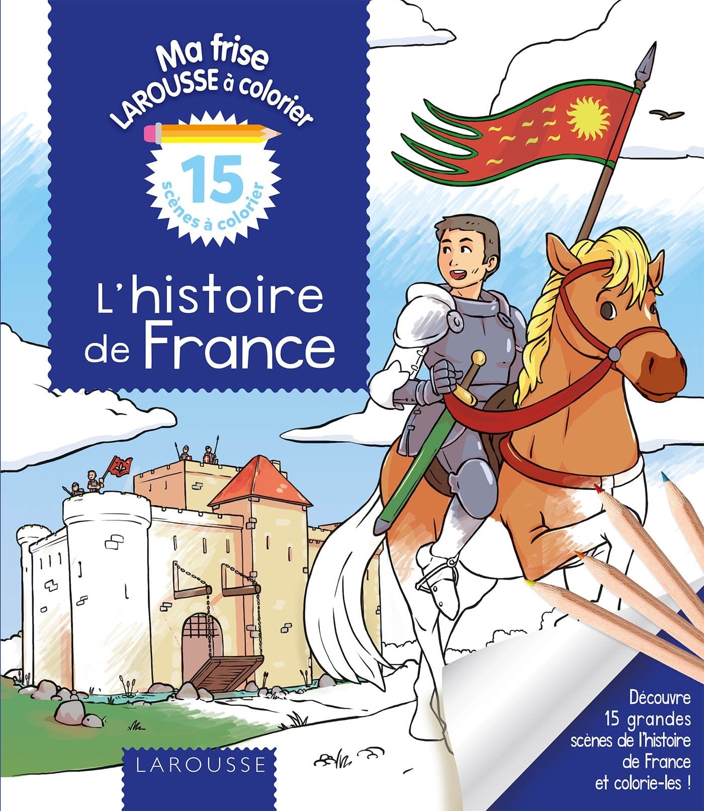 L'histoire de France à colorier book