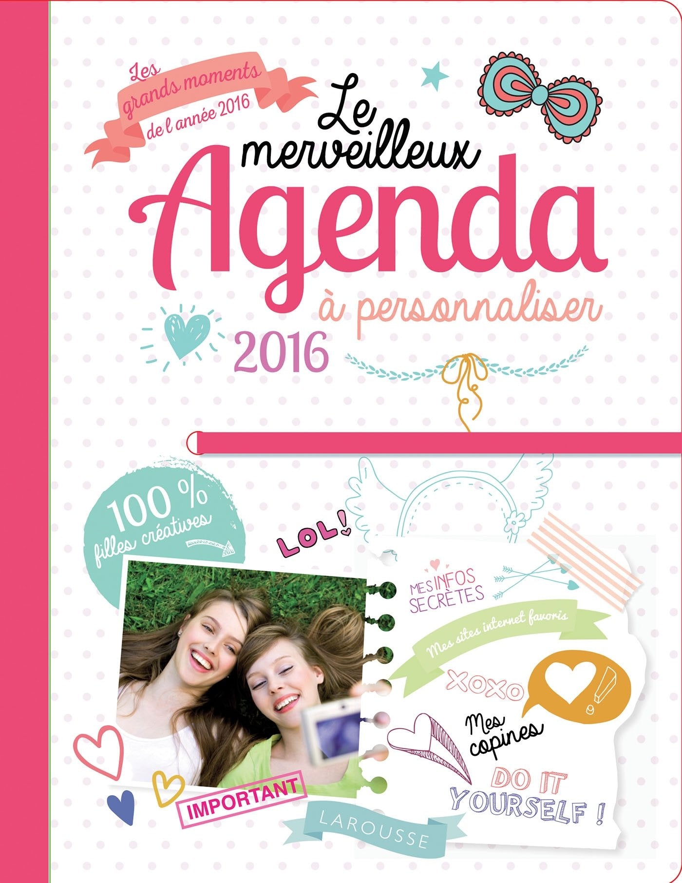 Le merveilleux agenda Girls Book à personnaliser Calendars