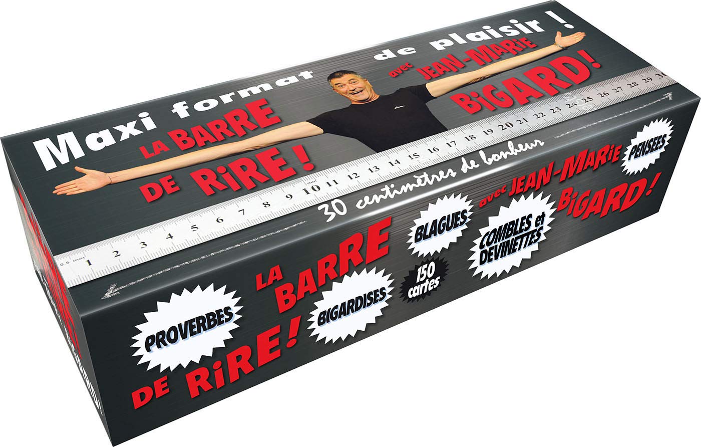 Une barre de rire avec Jean-Marie Bigard: 30 centimètres de bonheur. Contient 125 cartes Children's books