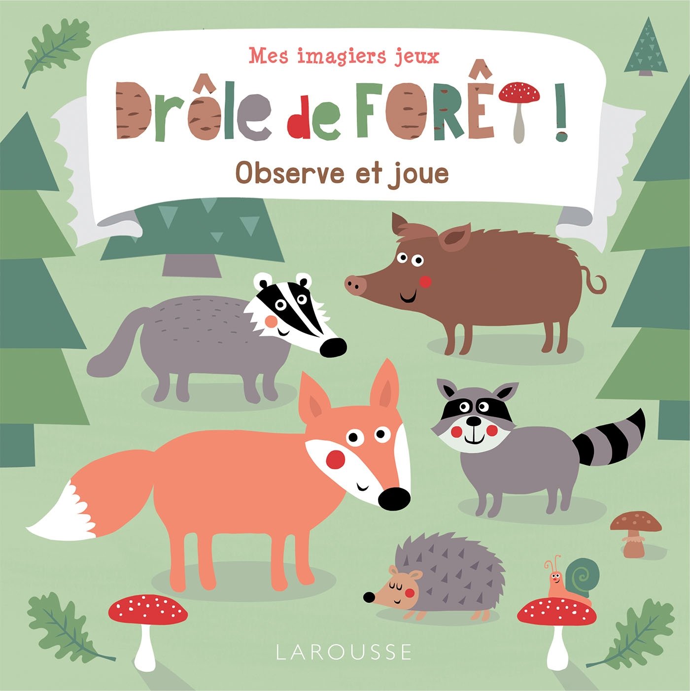 Mes imagiers-jeux : drôle de forêt: Observe et joue Parents & Children