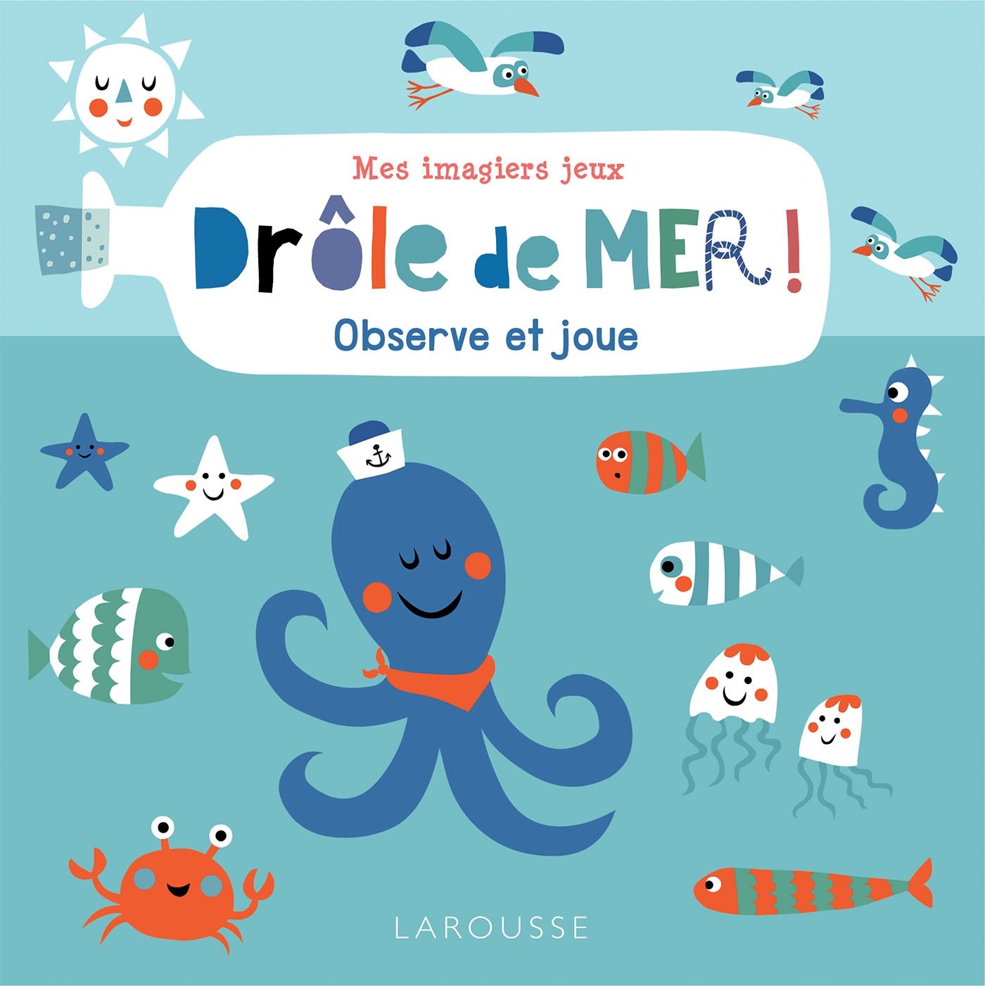 Mes imagiers-jeux : drôle de mer: Observe et joue Books