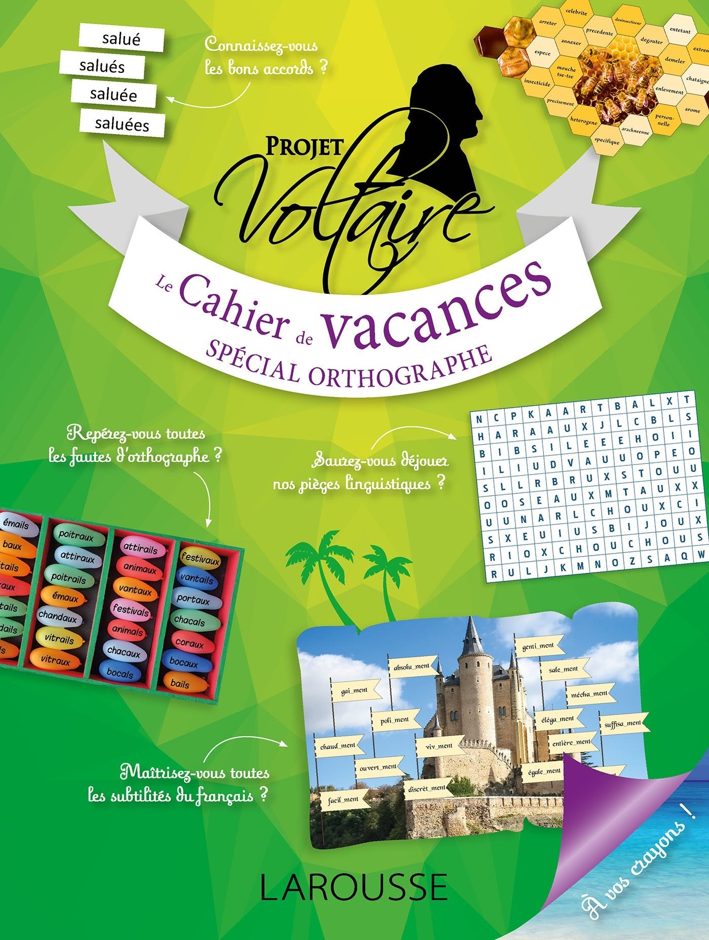 Cahier de vacances PROJET VOLTAIRE, spécial Orthographe, adultes Non-fiction