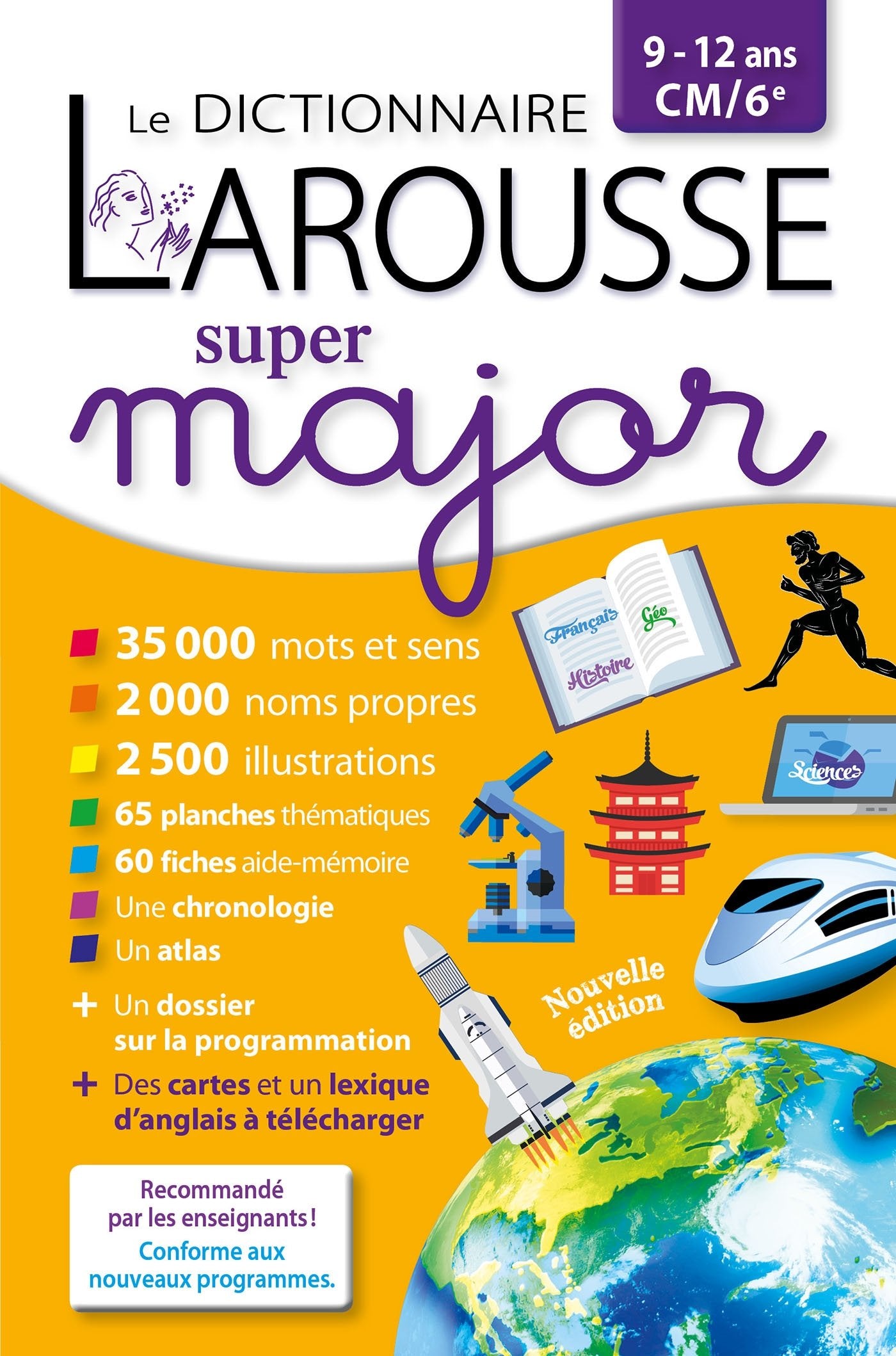 Larousse Dictionnaire Super Major 9/12 Ans: 9-12 ans CM/6e Foreign Languages ​​& Dictionaries