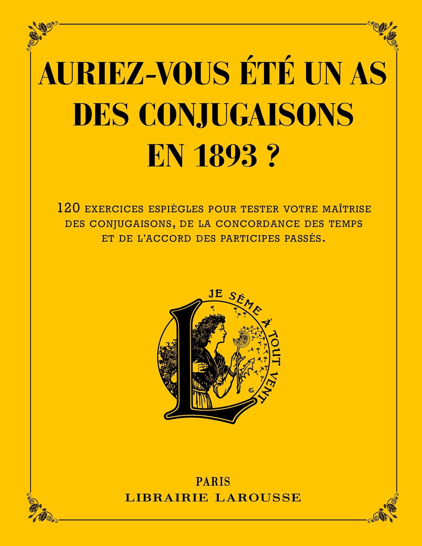 Auriez-vous été un as des conjugaisons en 1893 ?: 120 questions difficiles et charmantes issues des Exercices d'orthographe et de syntaxe de Pierre Larousse Leisure, Home & Garden