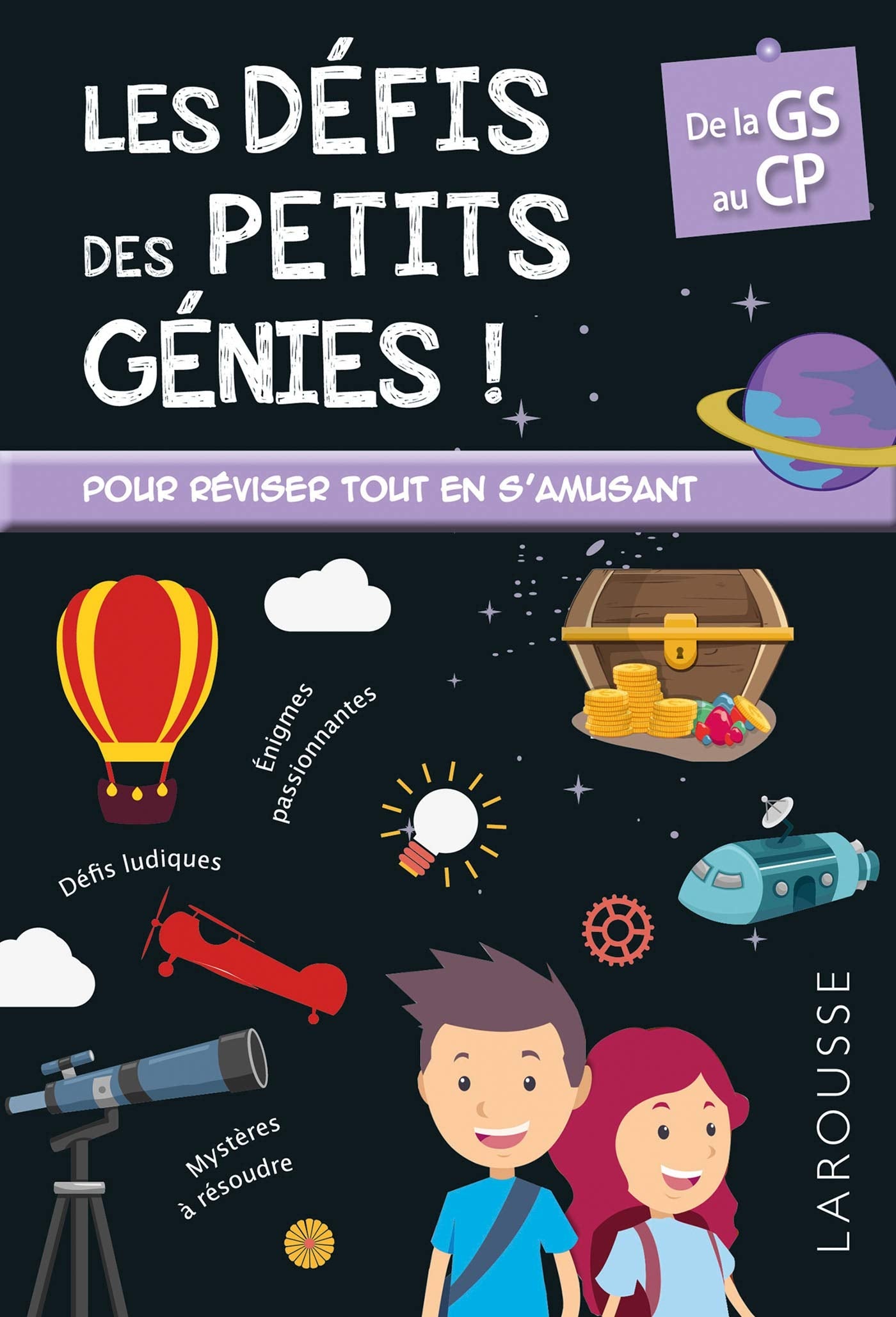 Les défis des petits génies ! : De la Grande Section au CP, 5-6 ans- Cahier de vacances book