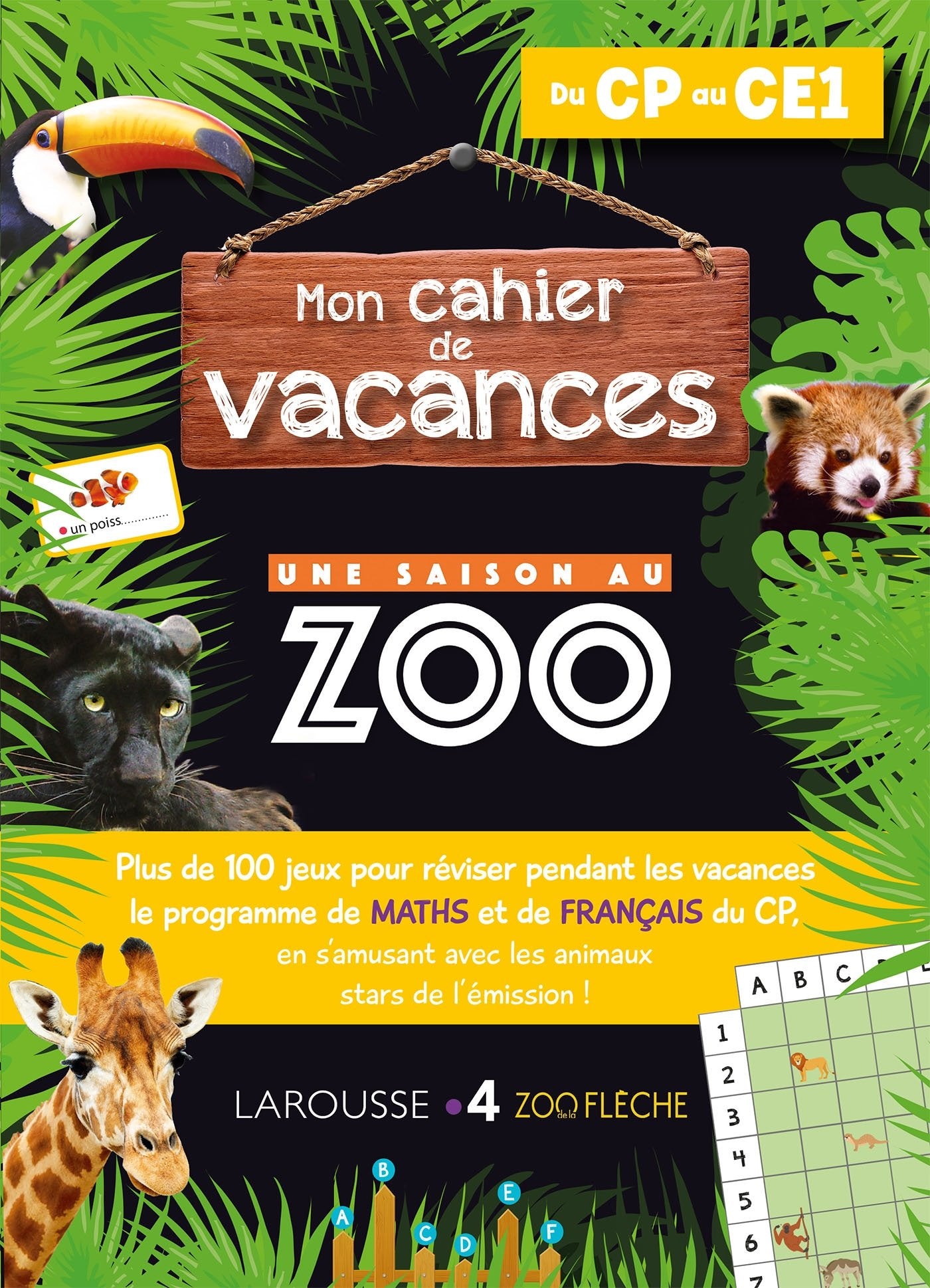 Mon cahier de vacances UNE SAISON AU ZOO CP-CE1 book