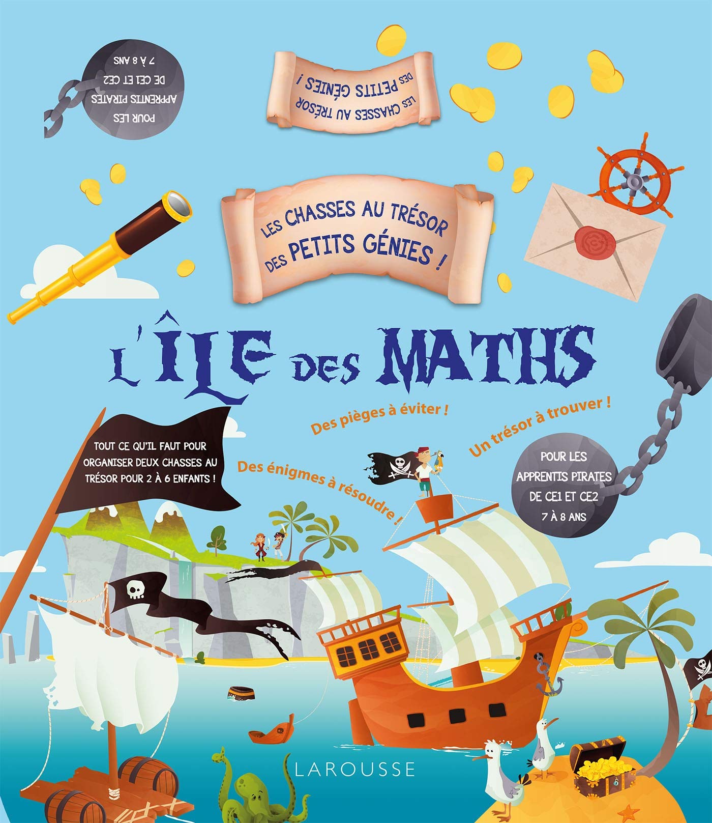 Les chasses au trésor des petits génies - L'île des maths Leisure, Home & Garden