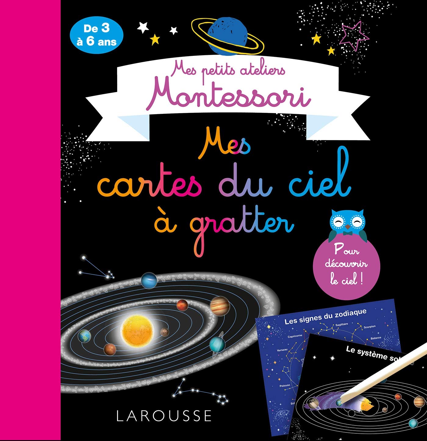 Mes petits ateliers Montessori - Mes cartes du ciel à gratter book