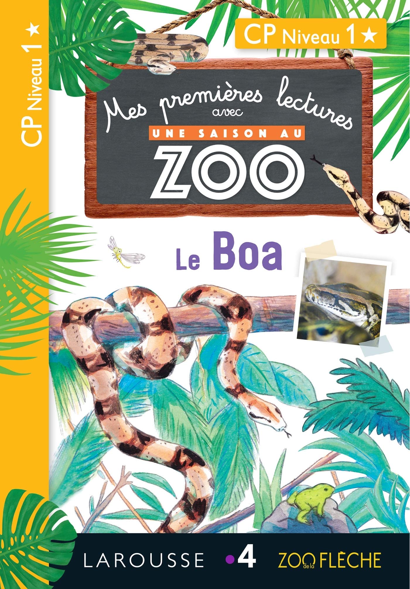 1ères lectures UNE SAISON AU ZOO - Le boa: CP Niveau 1 Non-fiction