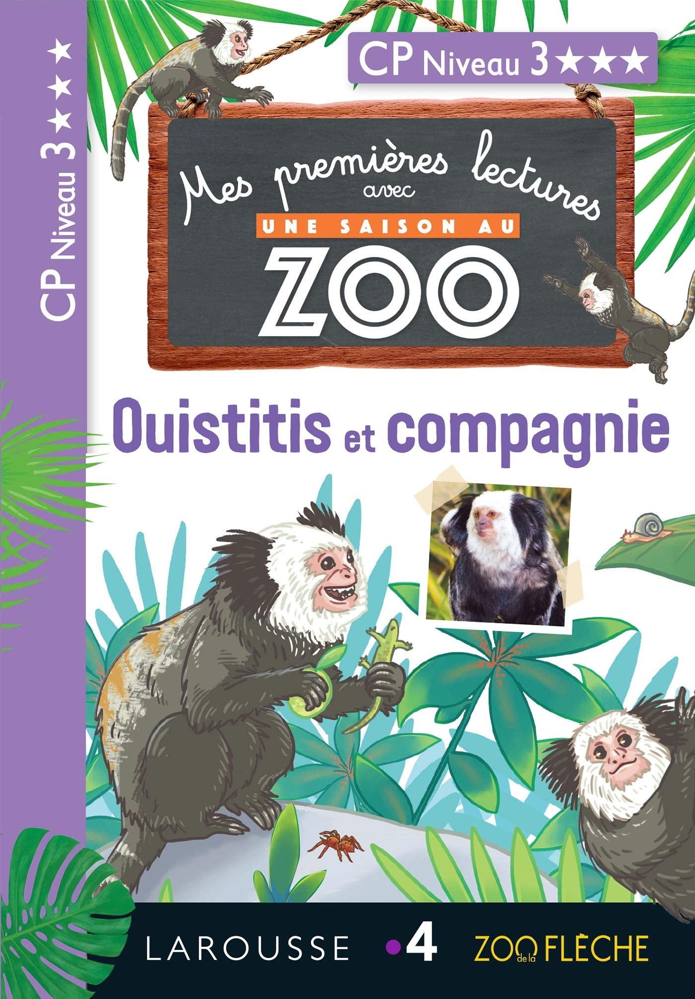 1ères lectures Une saison au Zoo - Ouistitis et compagnie: CP niveau 3 Non-fiction