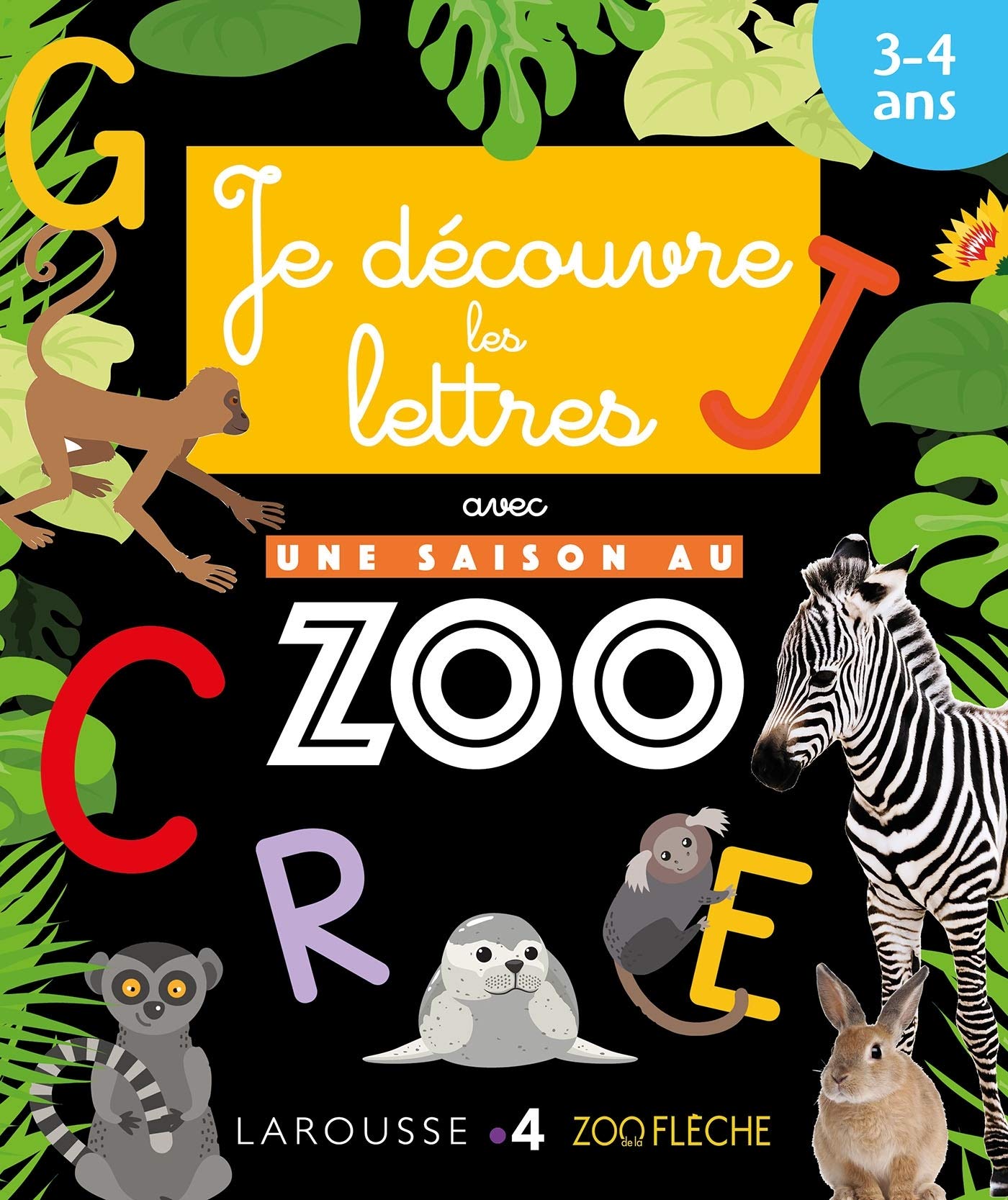 Je découvre les lettres avec Une saison au Zoo Non-fiction