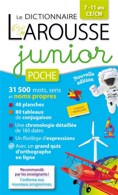 Product Image: Le dictionnaire Larousse junior poche, 7-11 ans, CE-CM
