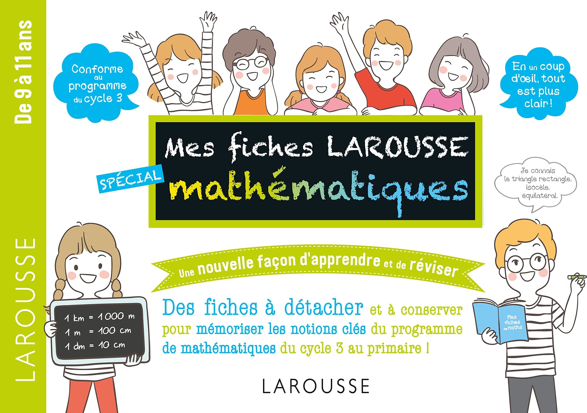 Mes fiches Larousse spécial mathématiques - 7 à 11 ans book