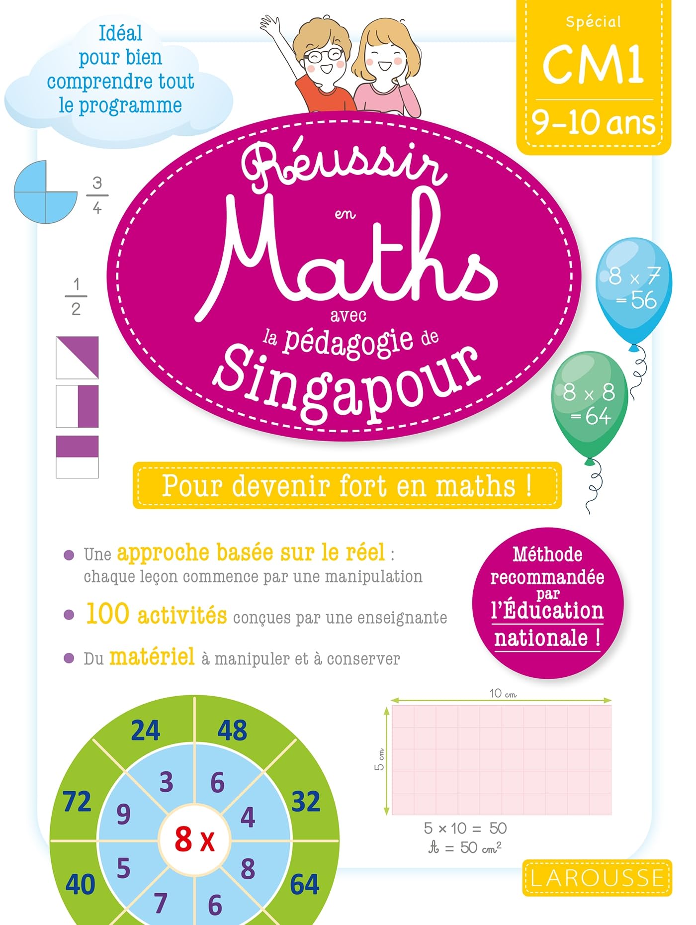 Réussir en maths avec Singapour CM1 book