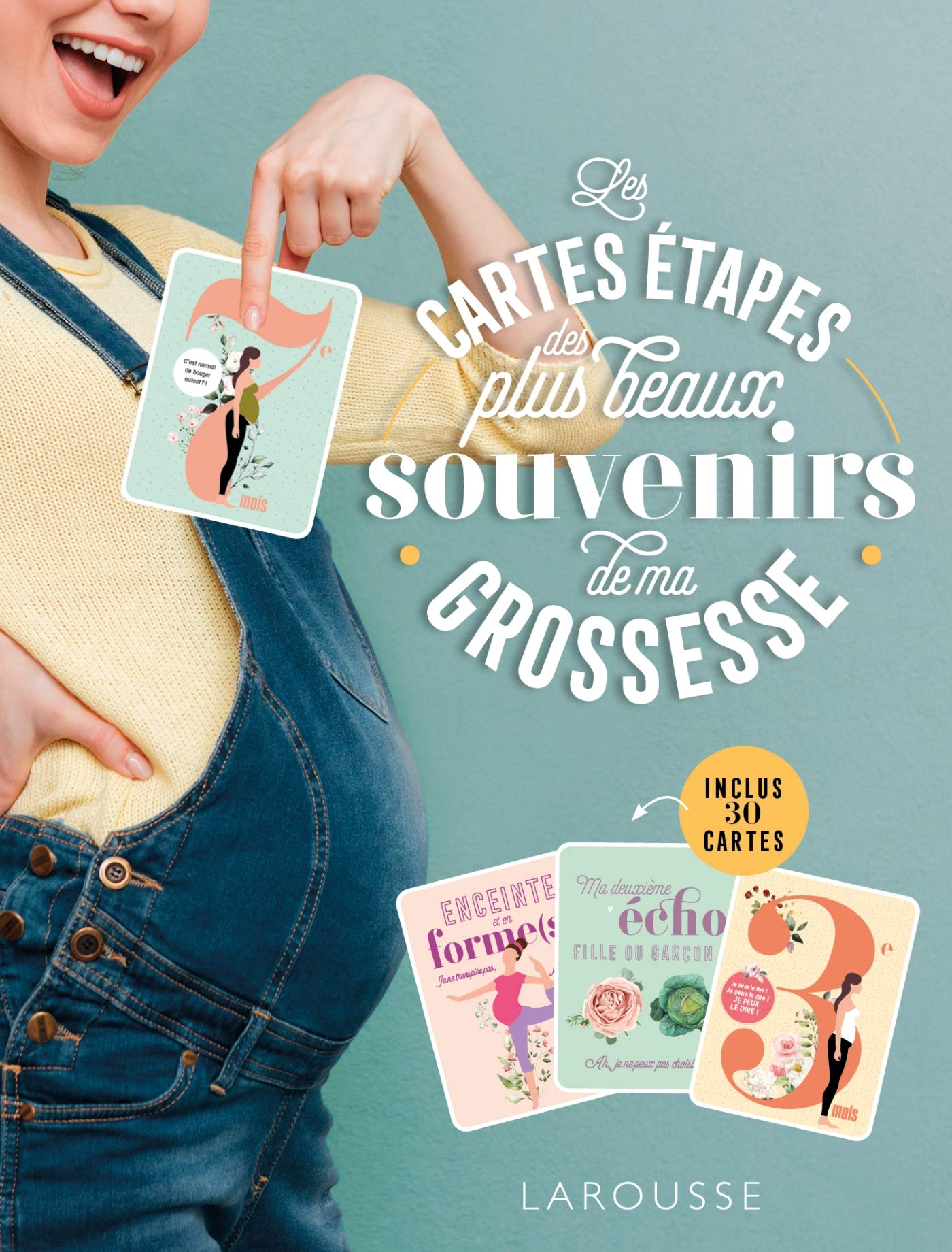 Les cartes étapes des plus beaux souvenirs de ma grossesse book