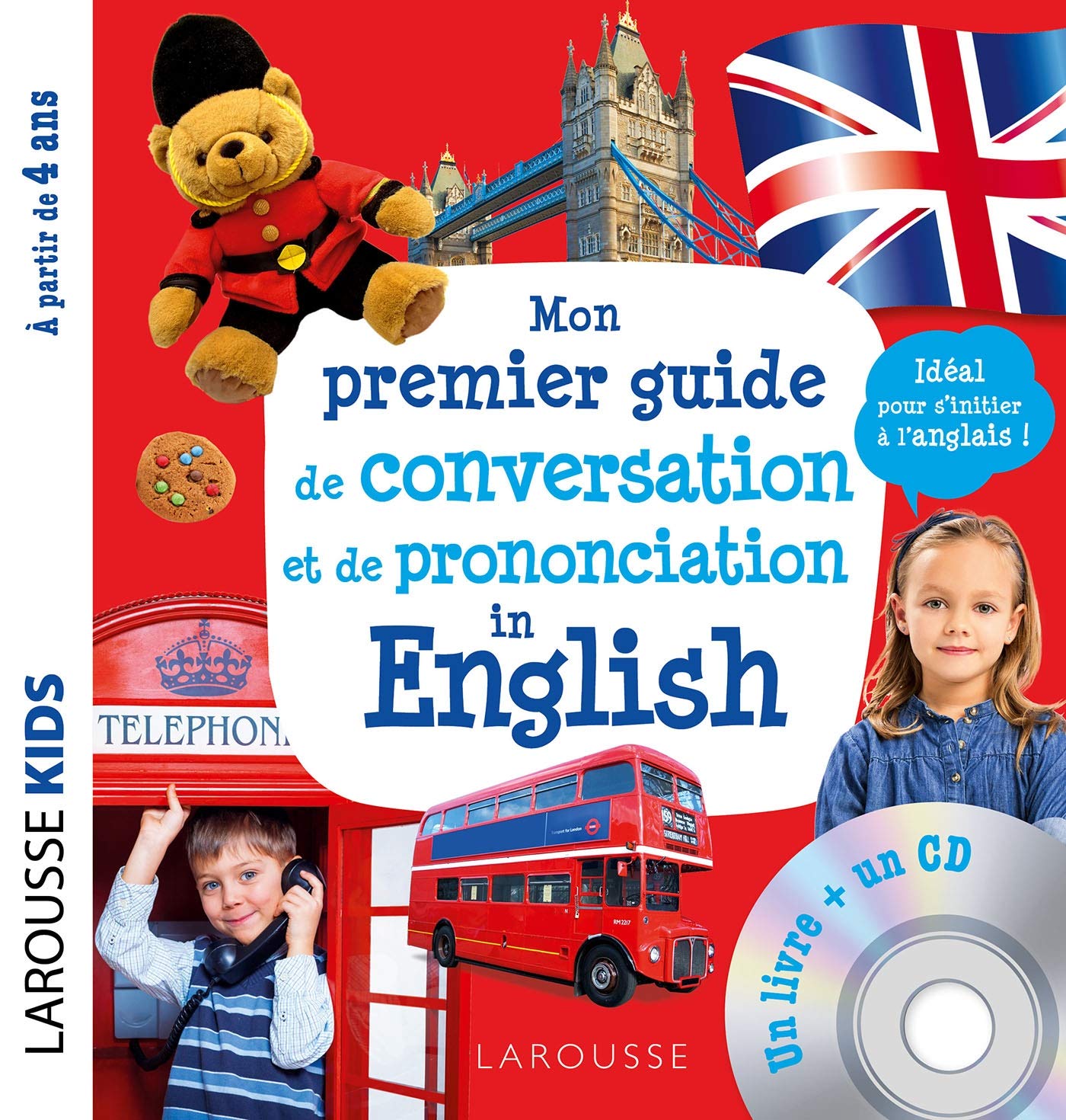 Mon premier guide de conversation et de prononciation in english (CD) book
